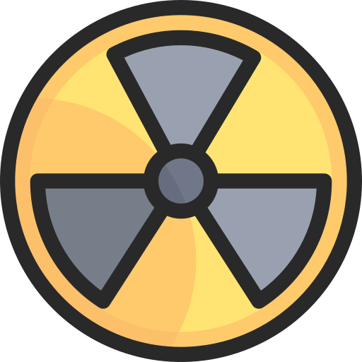 Nuclear energy Justicon Lineal Color icon