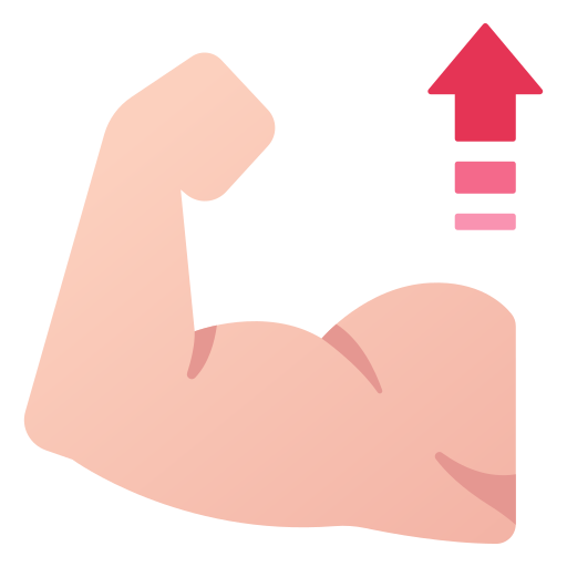 Músculo del brazo MaxIcons Gradient icono