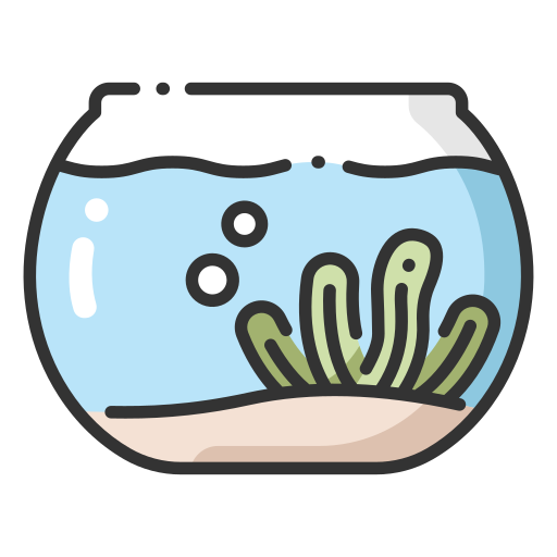 Fish bowl MaxIcons Lineal color icon