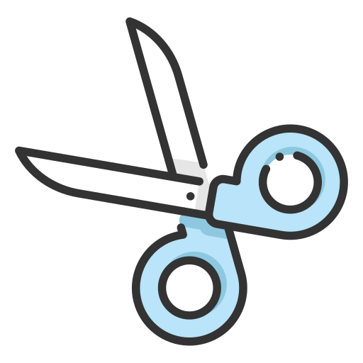 Scissors MaxIcons Lineal color icon