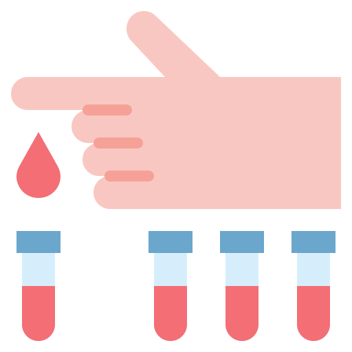 Blood test Generic color fill icon
