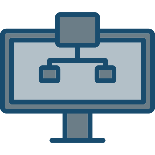 alojamiento web Generic color lineal-color icono