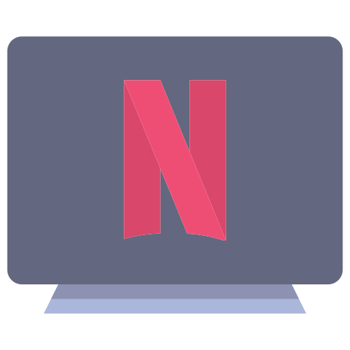 Netflix Justicon Flat icon