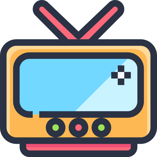 Television Justicon Lineal Color icon