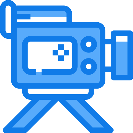 Video camera Justicon Blue icon