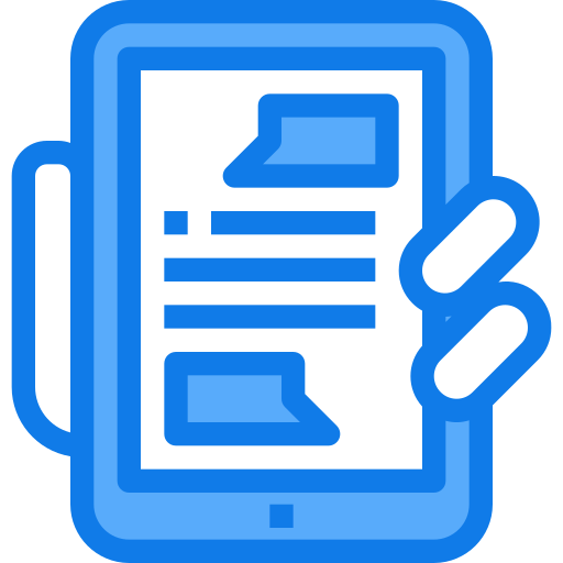 En línea Justicon Blue icono
