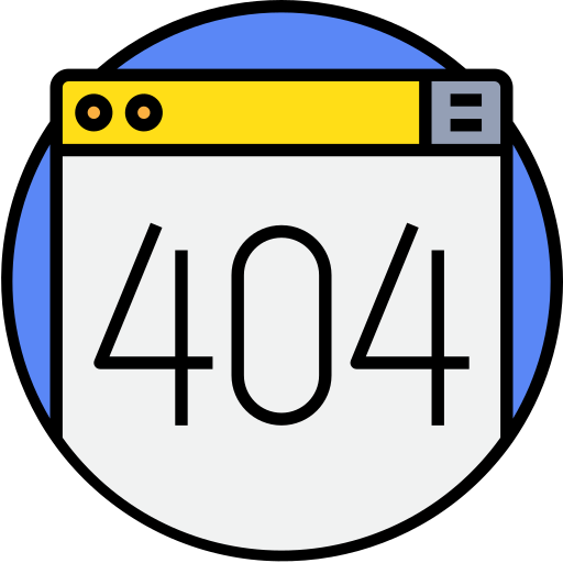 404 오류 Justicon Lineal Color icon