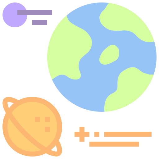 planeta Justicon Flat ikona