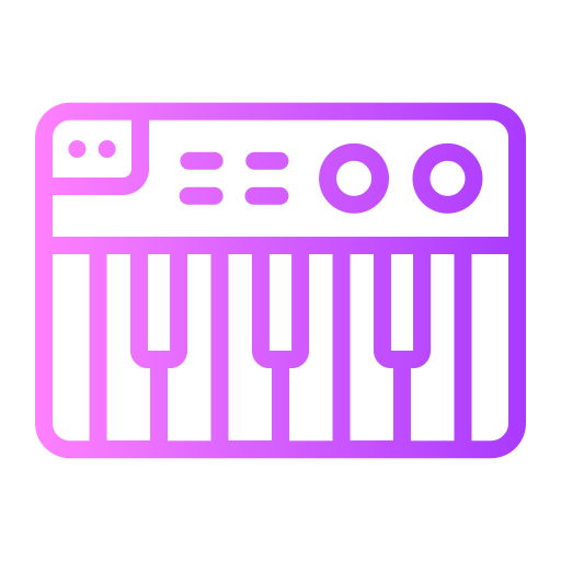 sintetizador Generic gradient outline Ícone