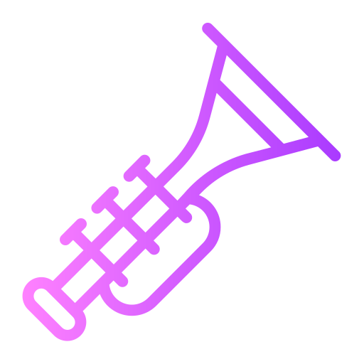 트럼펫 Generic gradient outline icon