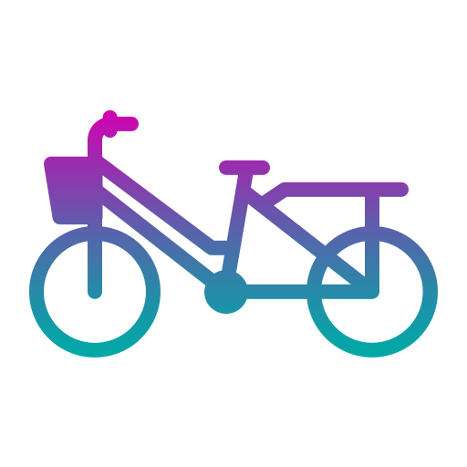 bicicleta Generic gradient fill icono