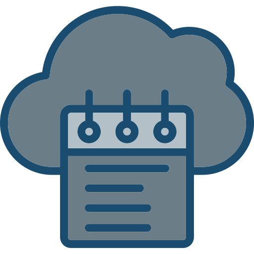 nube Generic color lineal-color icono