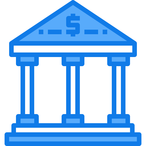 銀行 Justicon Blue icon