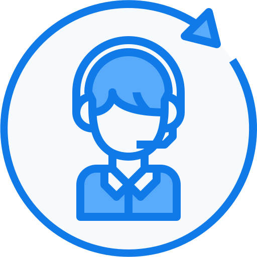 klantenservice Justicon Blue icoon