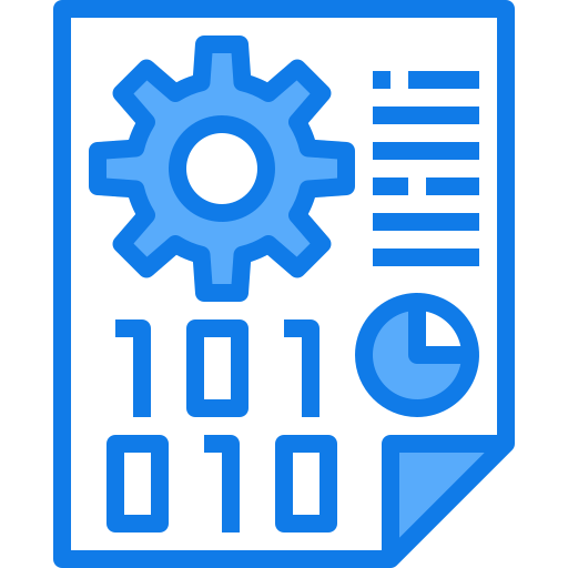 Data Justicon Blue icon