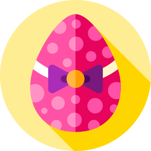 osterei Flat Circular Flat icon