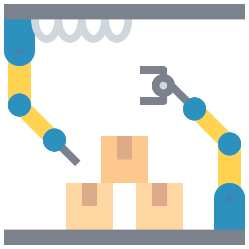 roboterarm Justicon Flat icon