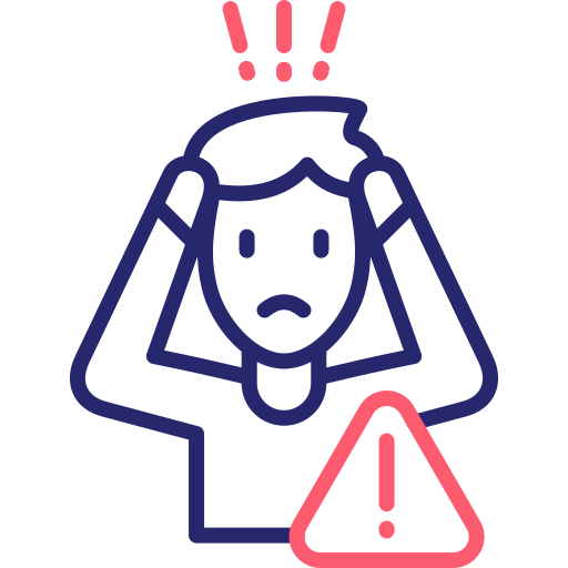 Panic attack Generic color outline icon