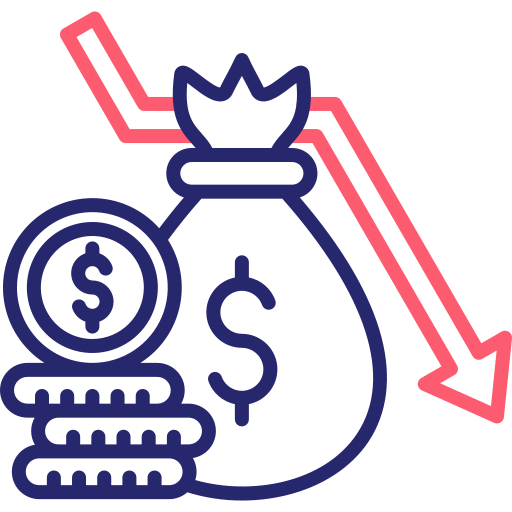 Money loss Generic color outline icon