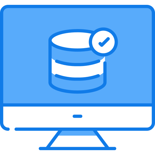 Database Justicon Blue icon