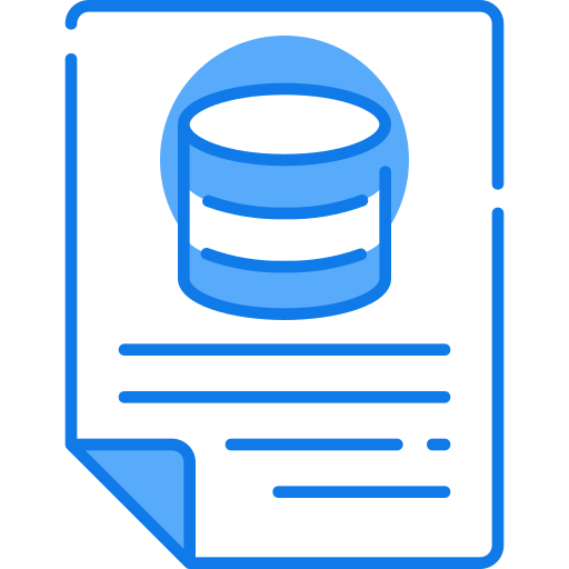 Database Justicon Blue icon