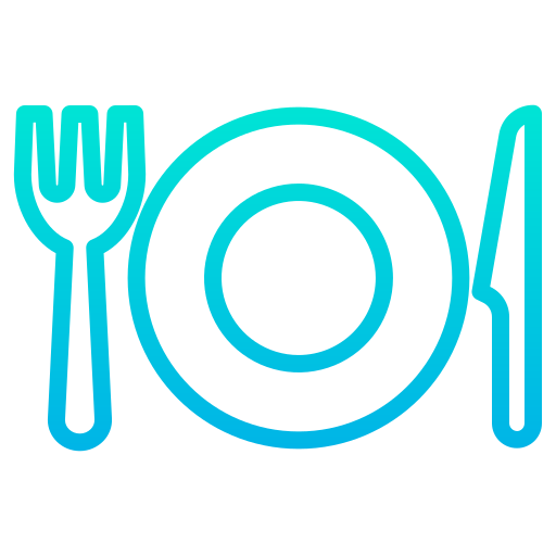 음식 Kiranshastry Gradient icon