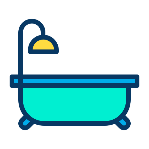 목욕통 Kiranshastry Lineal Color icon