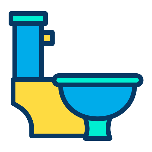 toaleta Kiranshastry Lineal Color ikona