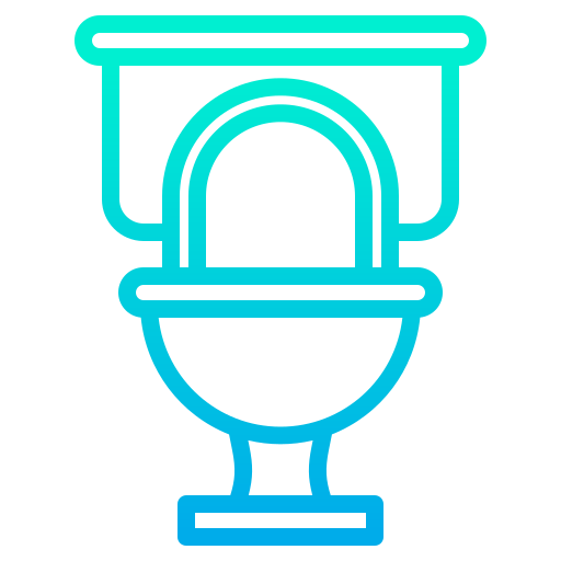화장실 Kiranshastry Gradient icon