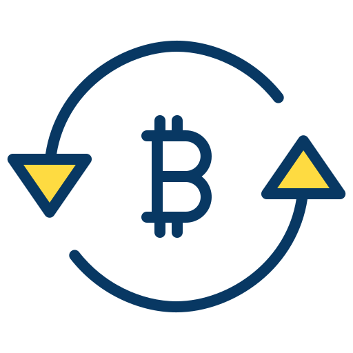 Bitcoin Kiranshastry Lineal Color icon