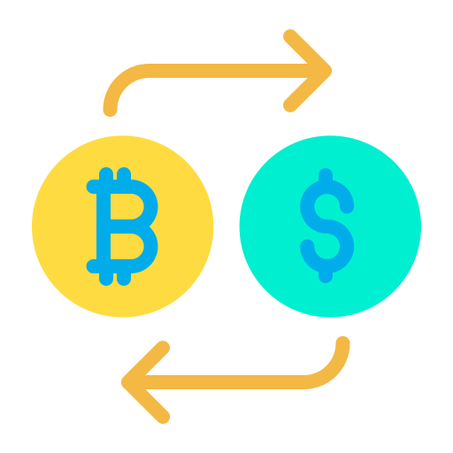 bitcoiny Kiranshastry Flat ikona
