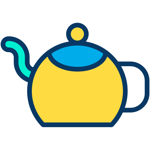 Teapot Kiranshastry Lineal Color icon