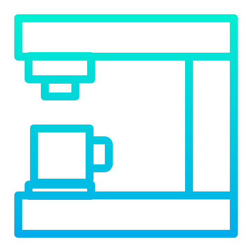 kaffeemaschine Kiranshastry Gradient icon