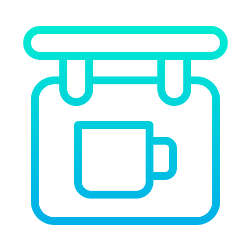 커피 Kiranshastry Gradient icon