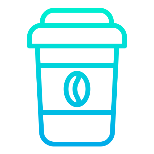 コーヒーカップ Kiranshastry Gradient icon