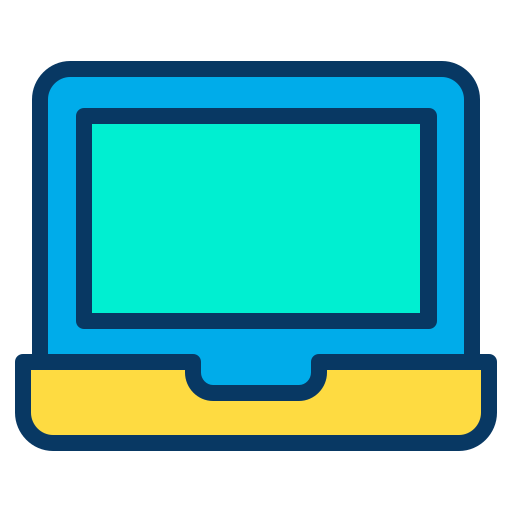 ordenador portátil Kiranshastry Lineal Color icono