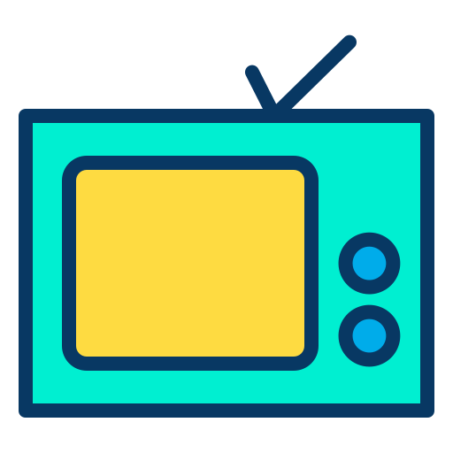 テレビ Kiranshastry Lineal Color icon