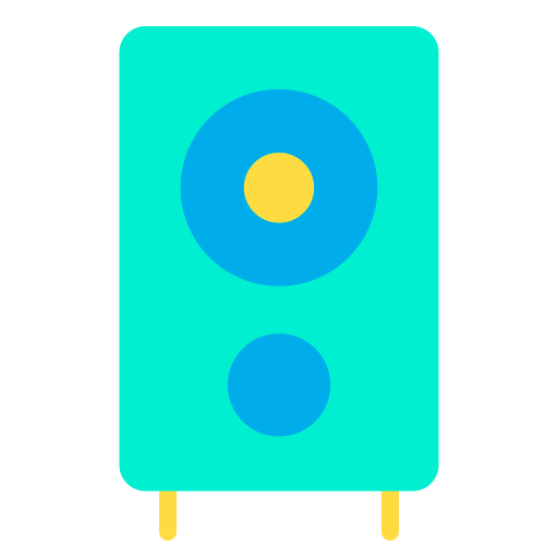 Caja del altavoz Kiranshastry Flat icono