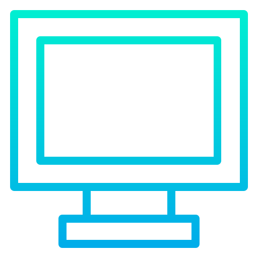 monitor Kiranshastry Gradient ikona
