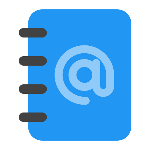 contacto Generic color fill icono
