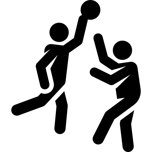 basketbal Pictograms Fill icoon