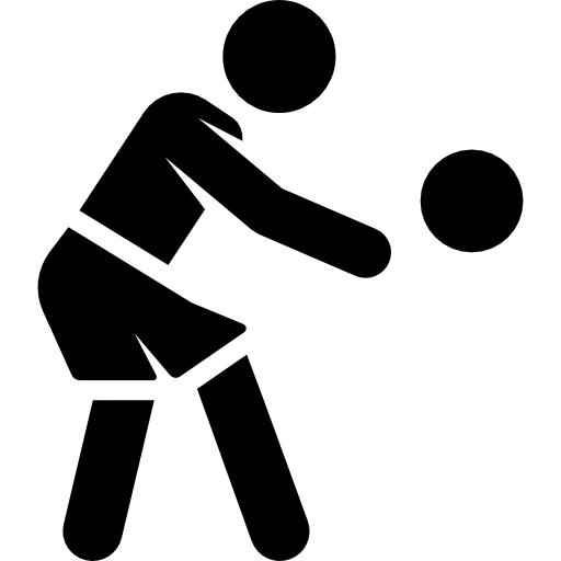 volleyball Pictograms Fill icon