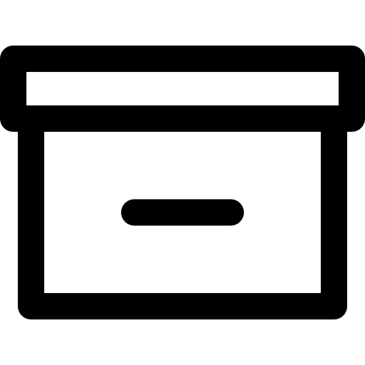 scatola Basic Rounded Lineal icona