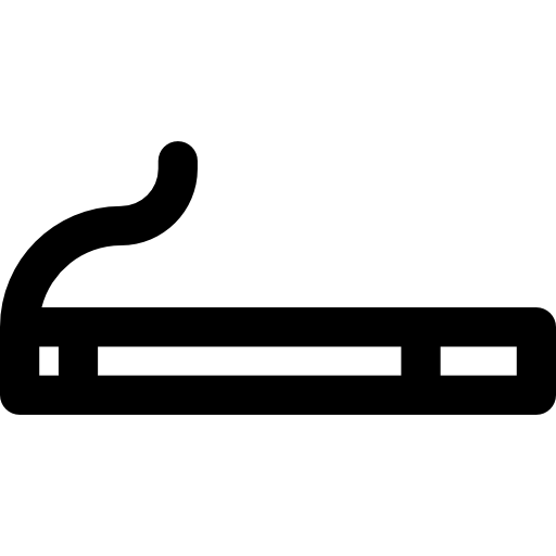 fumo Basic Rounded Lineal icona