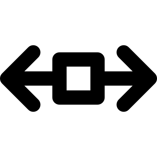 desplazarse Basic Rounded Lineal icono