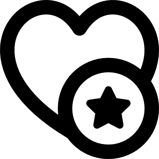 corazón Basic Rounded Lineal icono