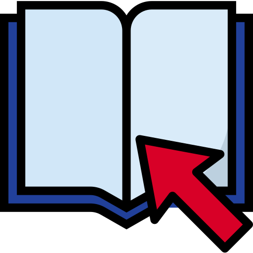 boek srip Lineal Color icoon