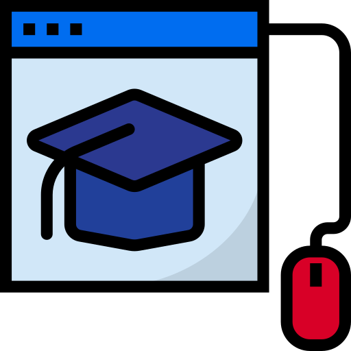 Elearning srip Lineal Color icon