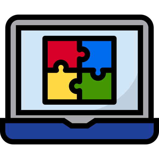 Jigsaw srip Lineal Color icon