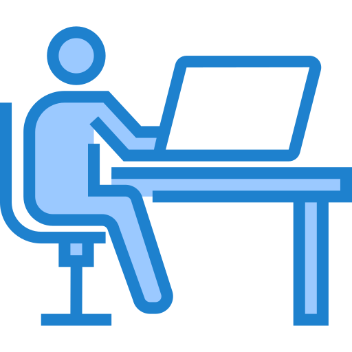 e-learning srip Blue icon